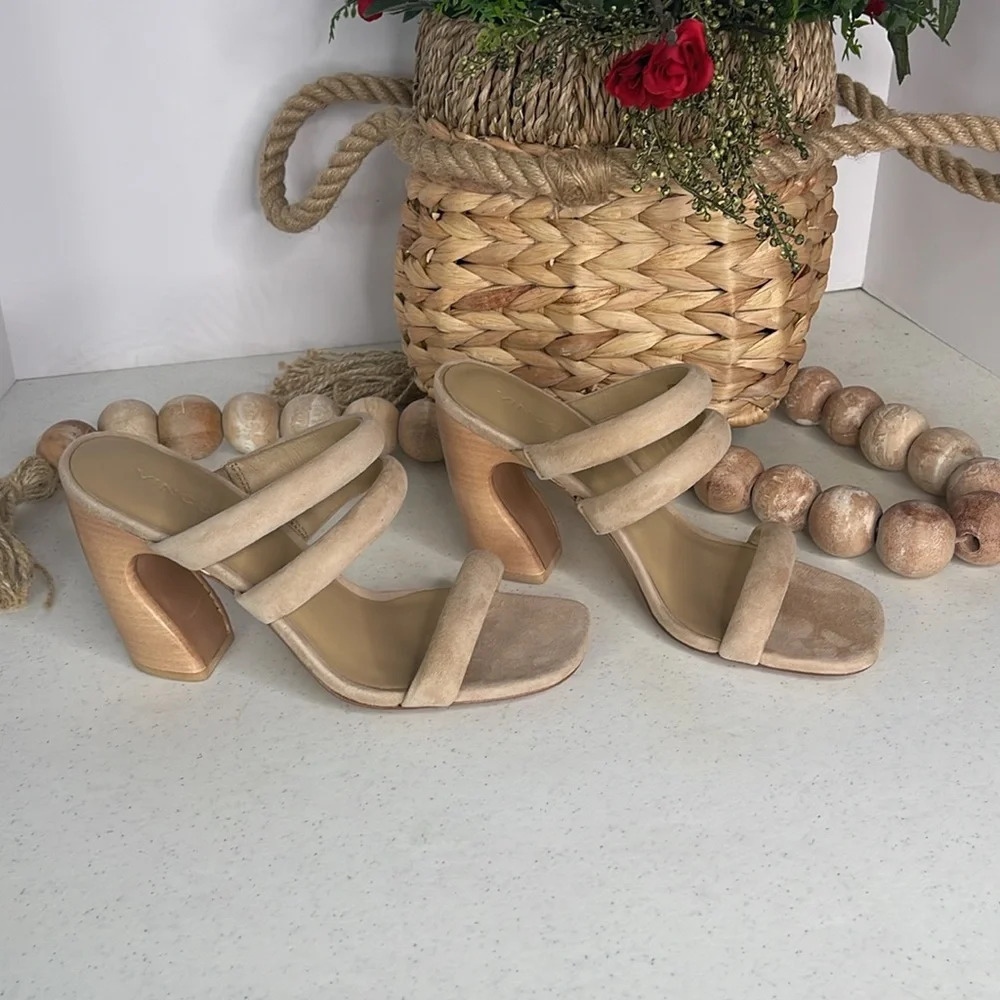 Vince
Women's Dara Slip On Strappy High Heel Sandals Sz 7.5 - Picture 8 of 13
